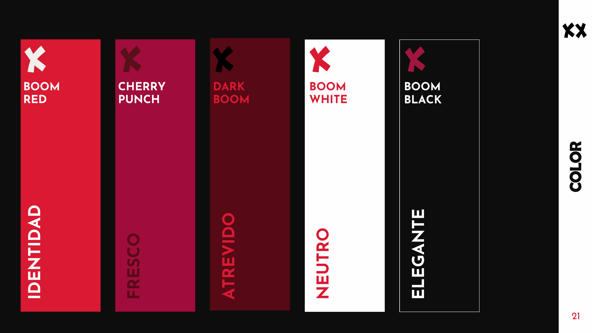 Color: página original del brand book Big Boom