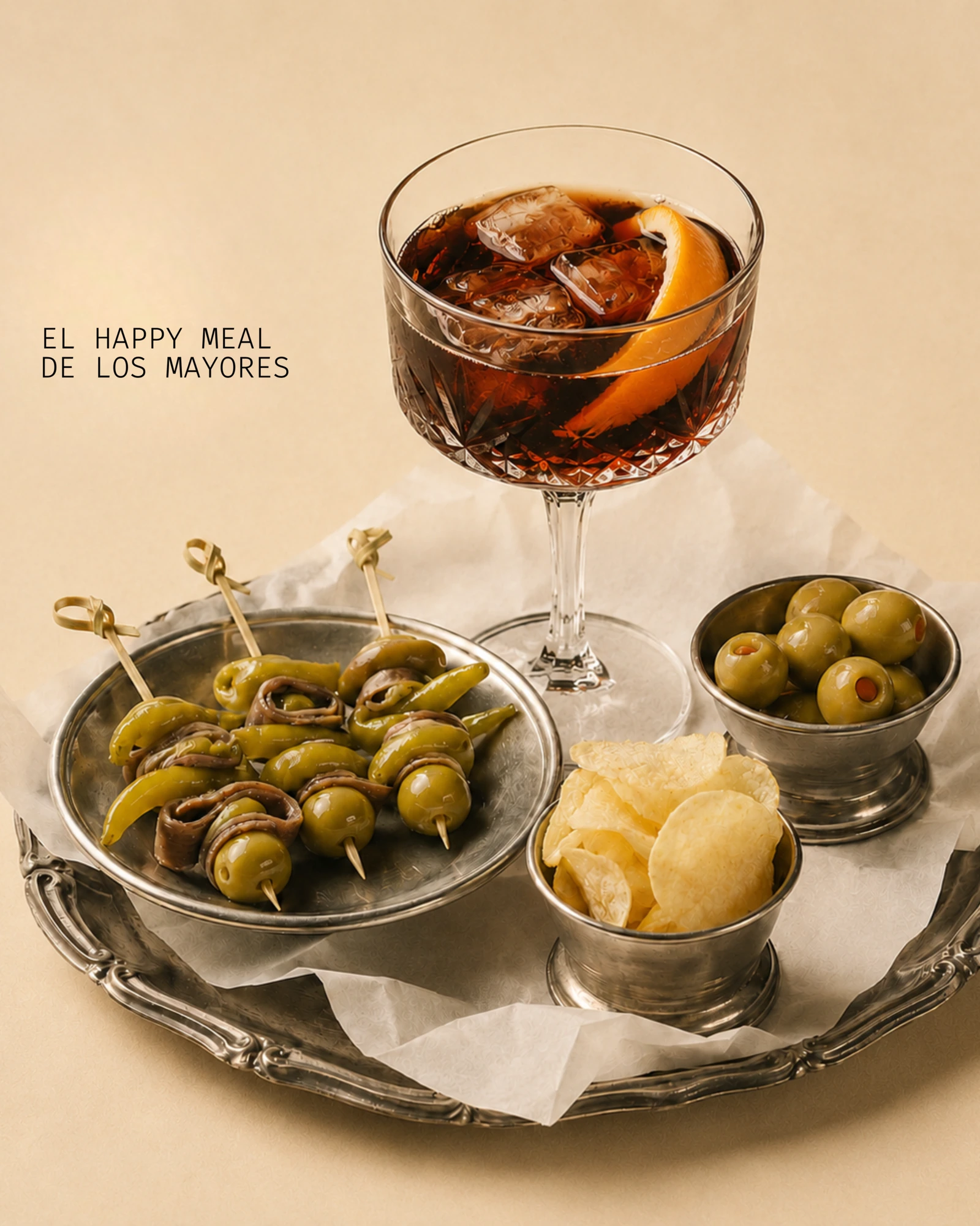 Gildas y vermut en la imagen de campaña