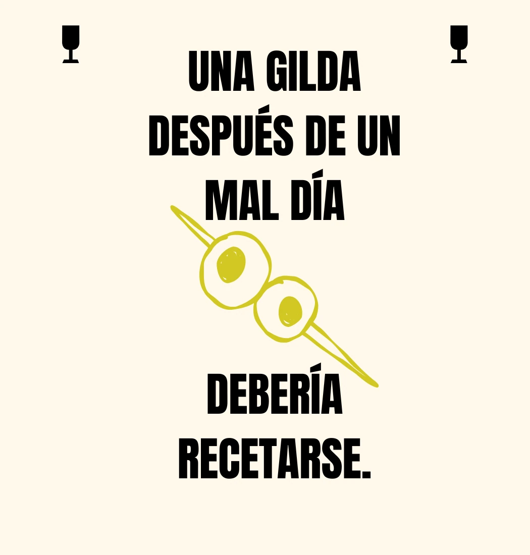 Gráfica Una gilda después de un mal día debería recetarse