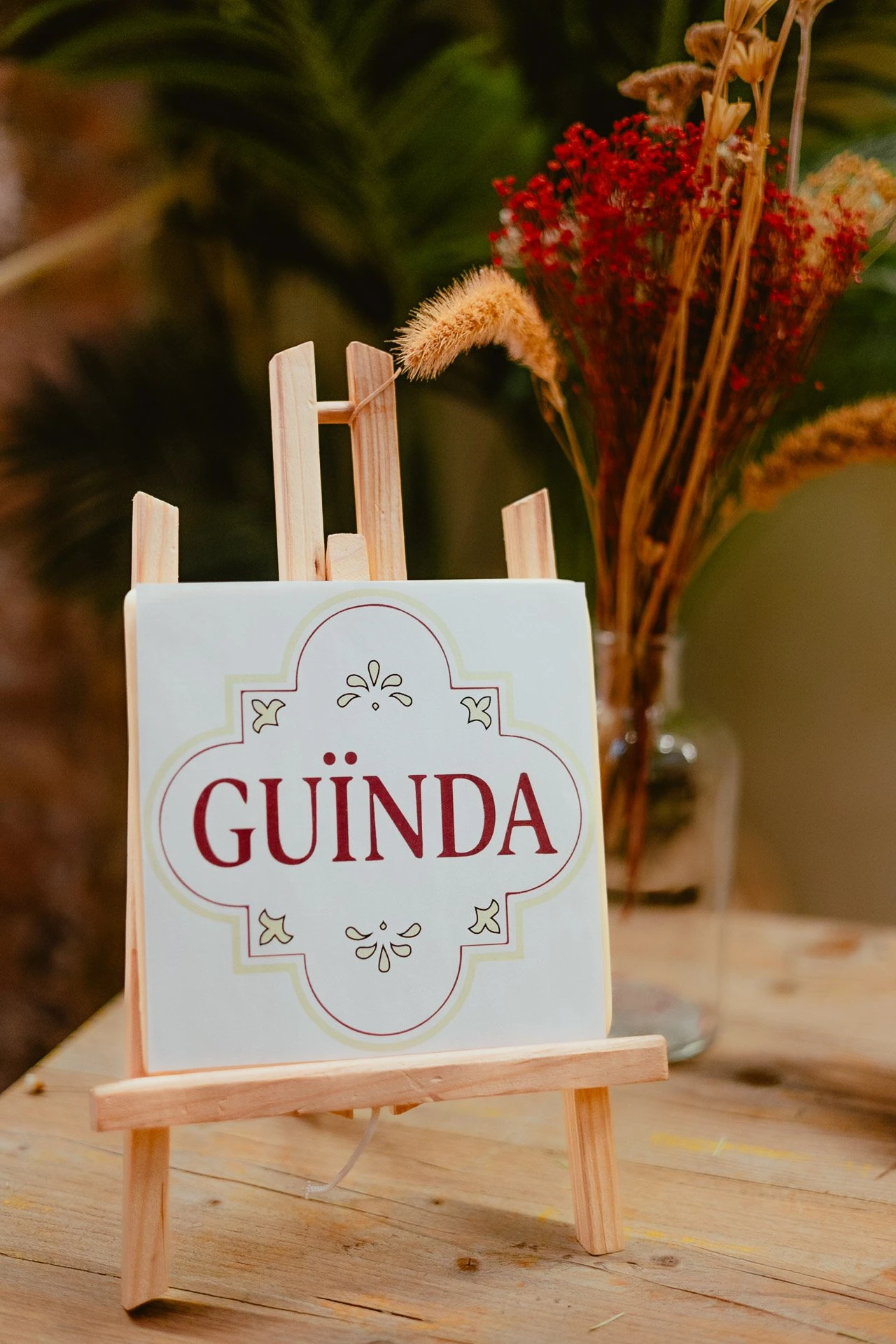 Bolsa de Guïnda en el espacio de la exposición