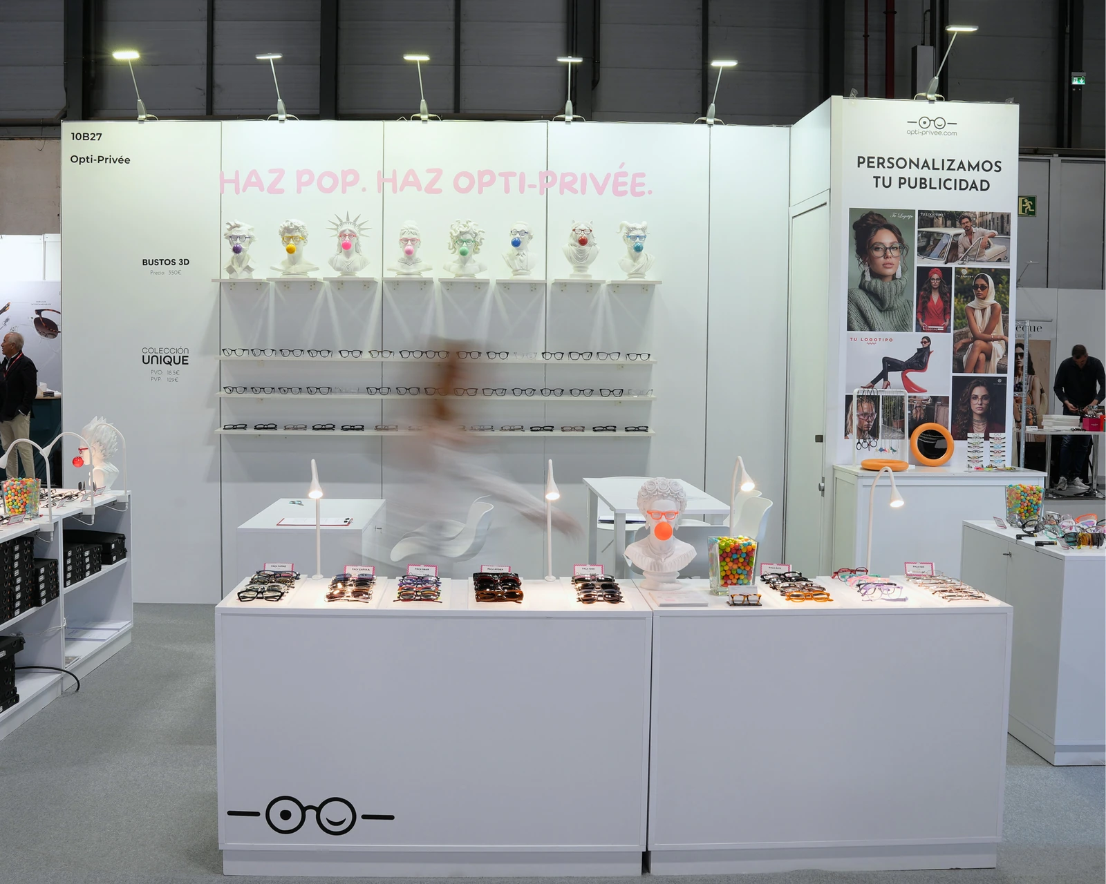 Stand de Opti-Privée durante la feria